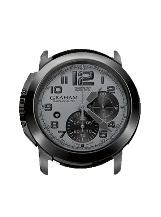 Chronofighter 2CCAU.S01A avec Bracelet de montre en cuir de veau vintage marron — Patine naturelle