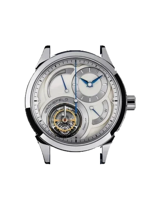 Parallax Tourbillon Parallax 1912 avec Bracelet en cuir Swift Rouge