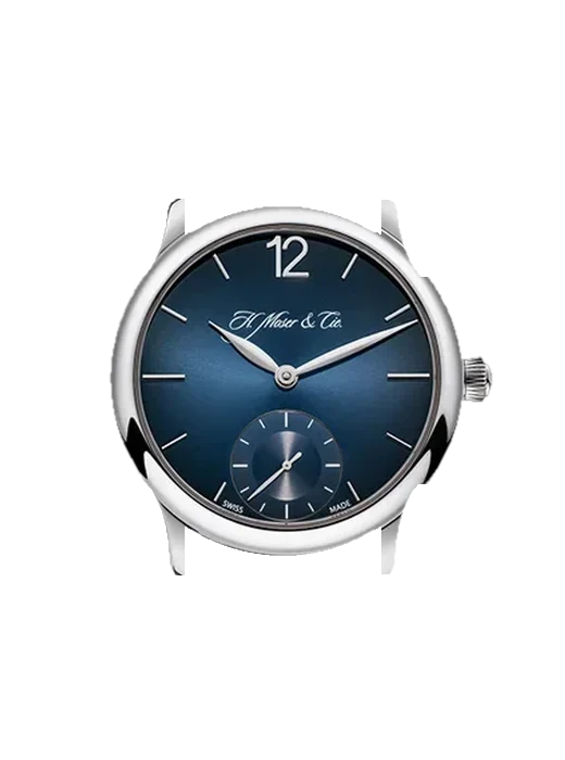 Endeavour 1321-0601 mit Alligator-Nubuk-Armband Schwarz mit Ton-in-Ton-Naht, handgenäht