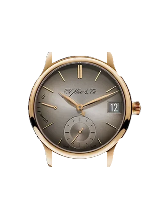 Endeavour 1341-0107 mit Alligator-Nubuk-Armband Schwarz mit Ton-in-Ton-Naht, handgenäht