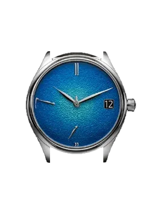 Endeavour 1800-2000 with Black Nubuck Alligator Strap with Hand-Stitched Tone-on-Tone Stitching