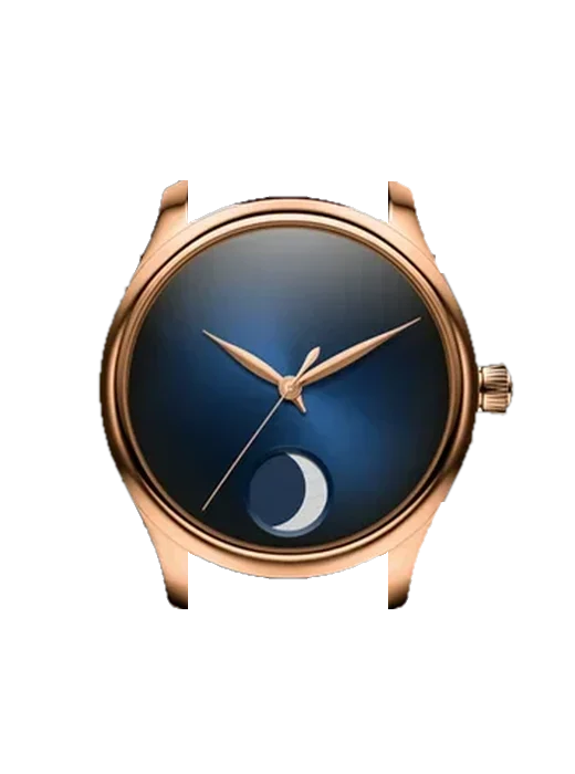 Endeavour 1801-0400 with Black Nubuck Alligator Strap with Hand-Stitched Tone-on-Tone Stitching