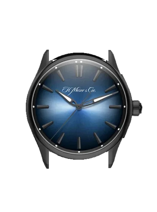 Pioneer 3200-1205 avec Bracelet Alligator Nubuck Noir avec Surpiqûre Ton sur Ton Faite Main