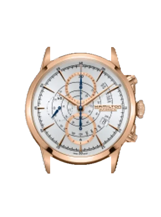 American Classic H40676551 con Cinturino Vitello Vintage Marrone — Patina Naturale