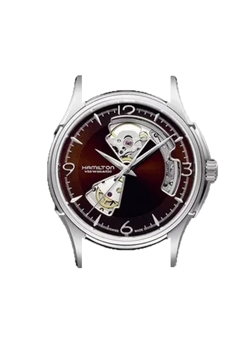 Jazzmaster H32565595 with Grand Cavalier Leather Strap Orange