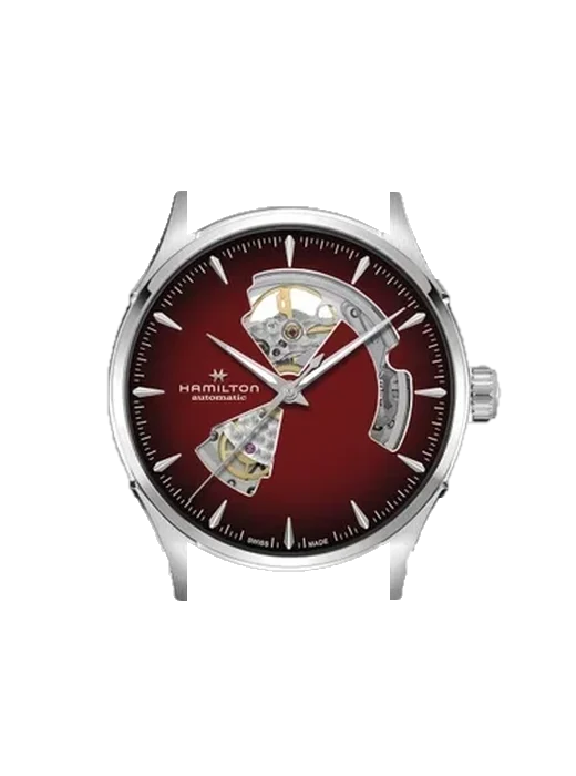 Jazzmaster H32675170 with Grand Cavalier Leather Strap Orange