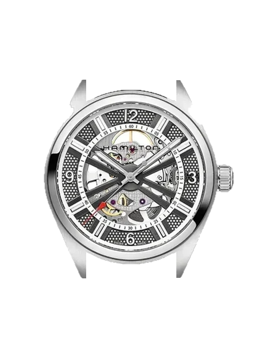 Khaki Aviation H72515585 with Grand Cavalier Leather Strap Orange
