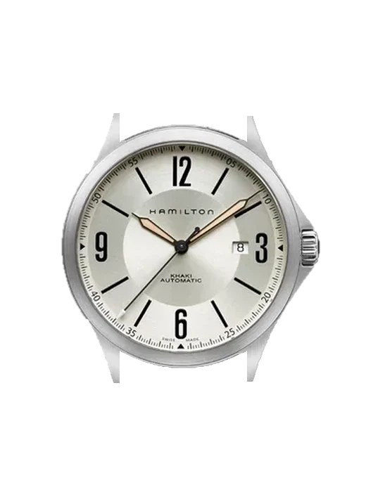 Khaki Aviation H76665125 con Correa Grand Cavalier de cuero naranja