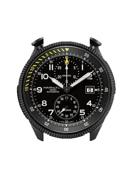 Khaki Aviation H76786733 con Correa Grand Cavalier de cuero naranja