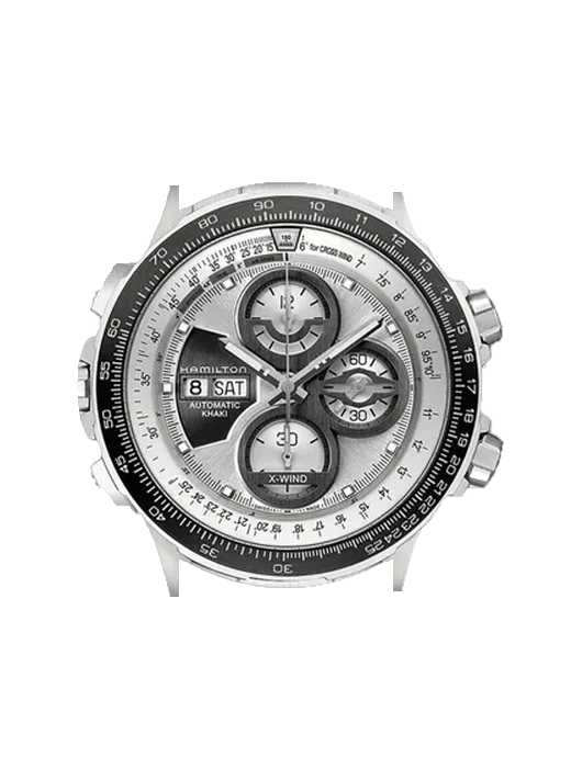 Khaki Aviation H77726151 con Cinturino Vitello Vintage Marrone — Patina Naturale