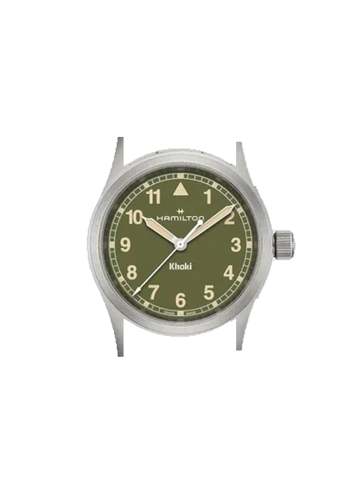 Khaki Field H69301160 with Swift Red Leather Strap