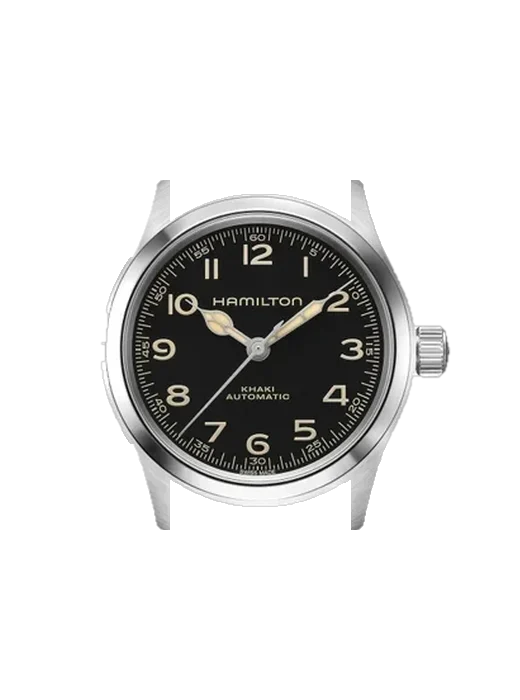 Khaki Field H70405730 con Cinturino Grand Cavalier Cuir Arancione