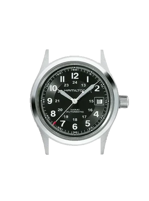 Khaki Field H70455133 con Cinturino Grand Cavalier Cuir Arancione