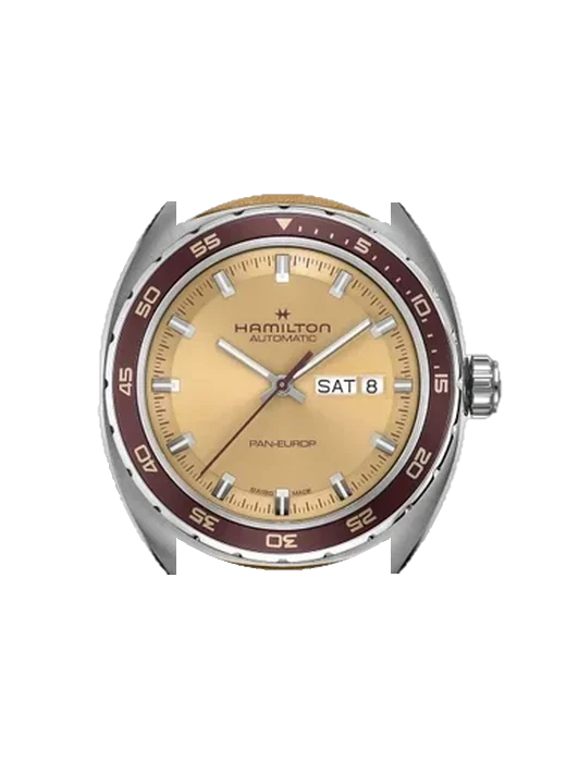 Pan-Europ H35435820 with Vintage Brown Calfskin Strap — Natural Patina