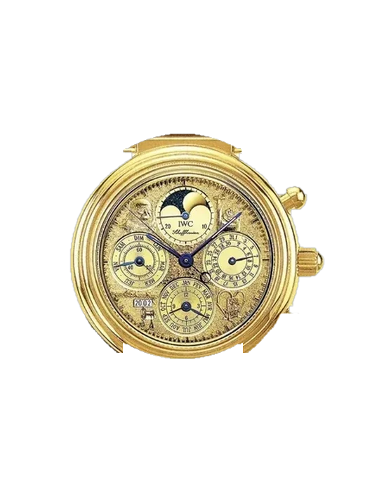 Da Vinci IW3752-15 mit Vintage Kalbslederarmband Braun — Natürliche Patina