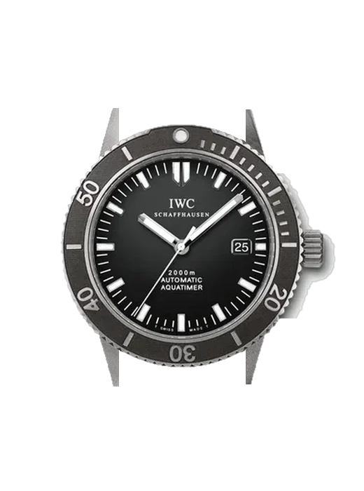 GST Aquatimer IW3536-01 avec Bracelet Grand Cavalier Cuir Orange