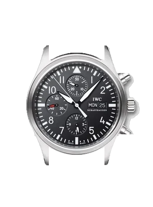 Pilot IW3717-01 con Correa Grand Cavalier de cuero naranja