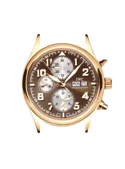 Pilot IW3717-11 mit Grand Cavalier Cuir Armband Orange