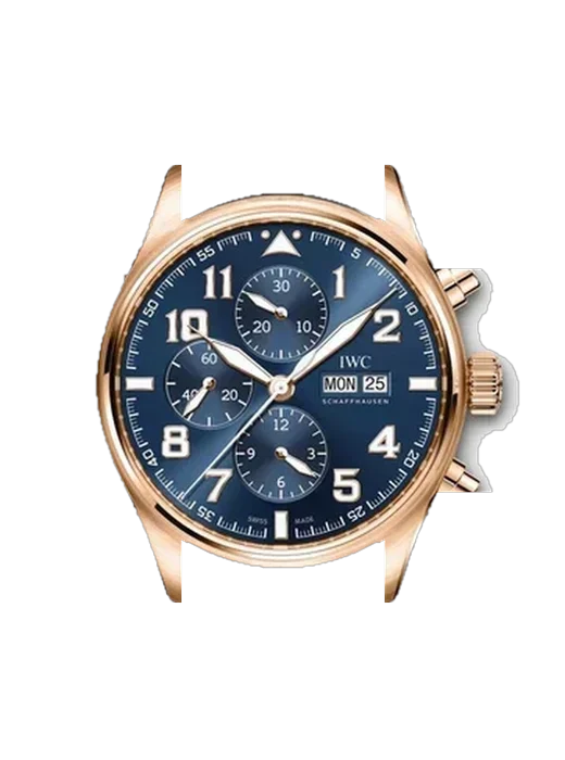 Pilot IW3777-21 mit Grand Cavalier Cuir Armband Orange