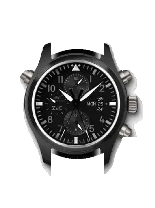 Pilot IW3799-03 con Correa Grand Cavalier de cuero naranja