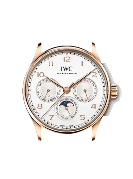 Portugieser IW3442-02 with Blue Alligator and Rubber Hybrid Strap