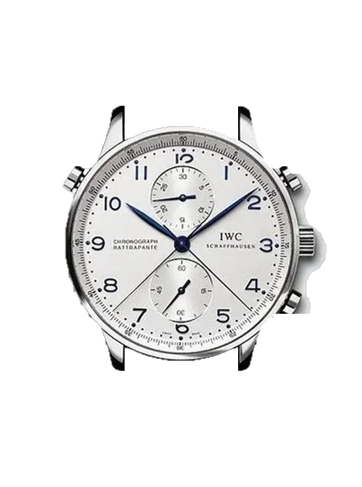 Portugieser IW3712-14 con Cinturino Vitello Vintage Marrone — Patina Naturale