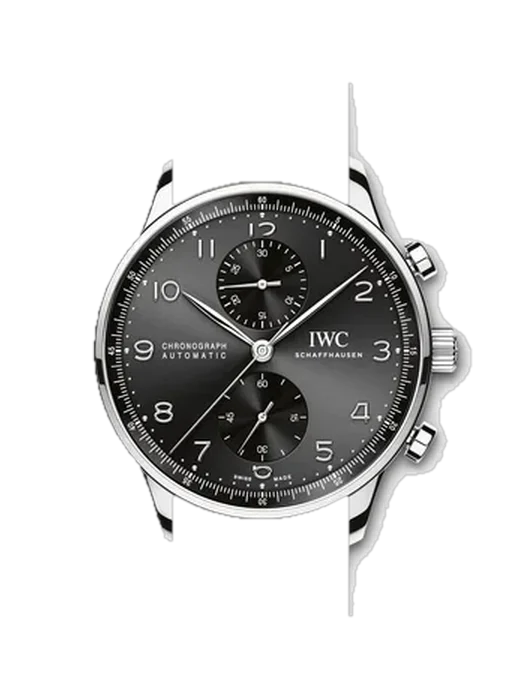 Portugieser IW3714-47 mit Grand Cavalier Cuir Armband Orange