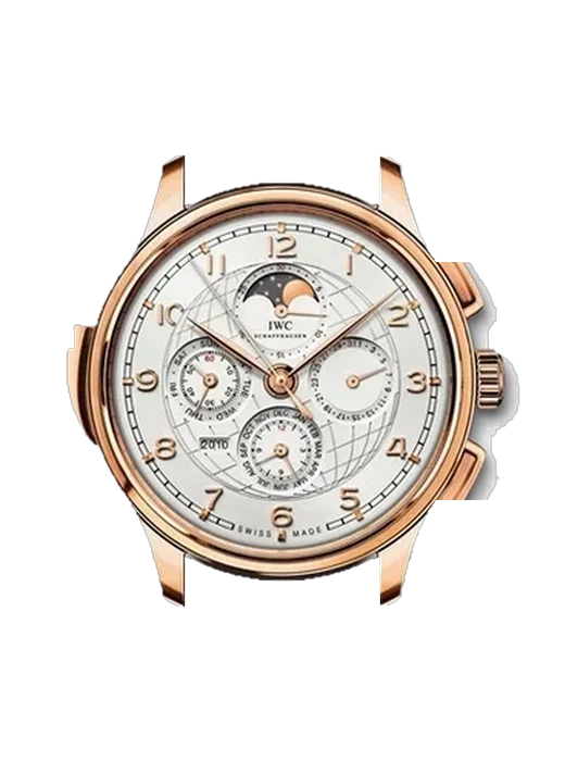 Portugieser IW3774-02 con Correa Grand Cavalier de cuero naranja