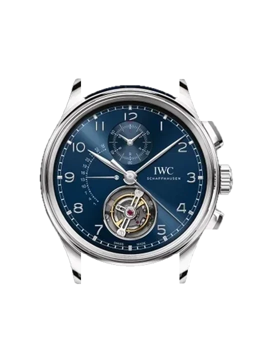 Portugieser IW3940-07 con Cinturino Vitello Vintage Marrone — Patina Naturale