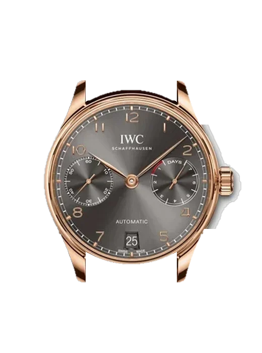 Portugieser IW5007-02 with Grand Cavalier Leather Strap Orange