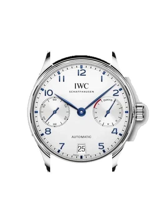 Portugieser IW5007-05 avec Bracelet de montre en cuir de veau vintage marron — Patine naturelle