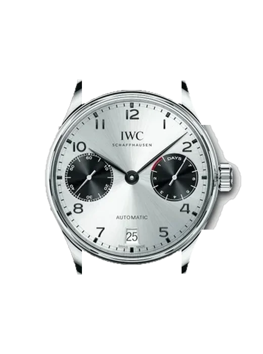 Portugieser IW5007-06 avec Bracelet de montre en cuir de veau vintage marron — Patine naturelle