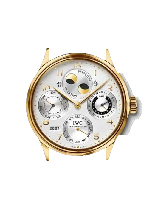 Portugieser IW5021-05 with Vintage Brown Calfskin Strap — Natural Patina