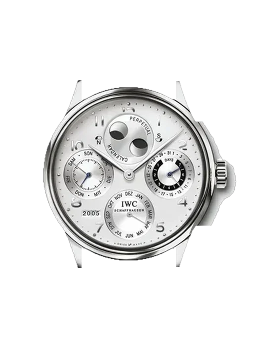 Portugieser IW5021-09 with Vintage Brown Calfskin Strap — Natural Patina