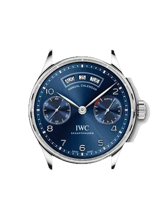 Portugieser IW5035-02 with Vintage Brown Calfskin Strap — Natural Patina