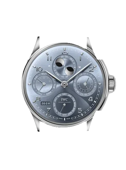 Portugieser IW5037-03 con Cinturino Ibrido Alligatore e Caucciù Blu