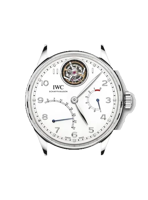 Portugieser IW5046-01 with Vintage Brown Calfskin Strap — Natural Patina