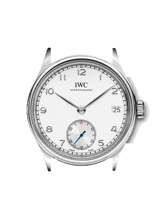 Portugieser IW5102-03 con Correa de piel de becerro vintage marrón — Patina natural