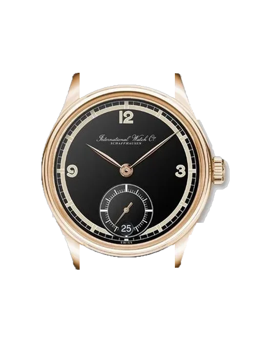 Portugieser IW5102-08 avec Bracelet de montre en cuir de veau vintage marron — Patine naturelle