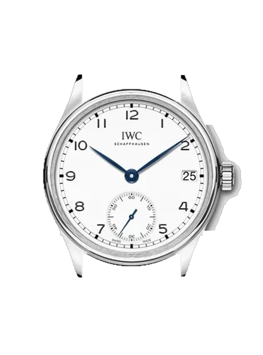 Portugieser IW5102-12 with Vintage Brown Calfskin Strap — Natural Patina