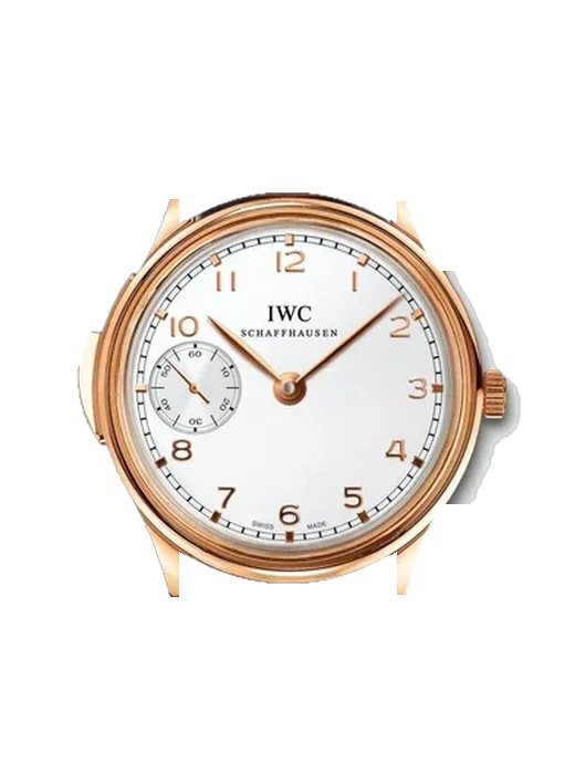 Portugieser IW5242-02 avec Bracelet de montre en cuir de veau vintage marron — Patine naturelle