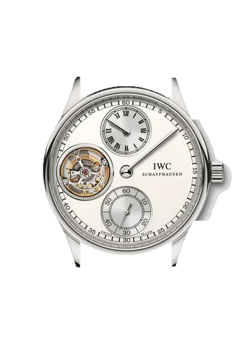 Portugieser IW5446-01 con Cinturino Vitello Vintage Marrone — Patina Naturale