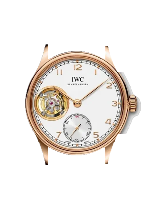 Portugieser IW5463-02 con Cinturino Vitello Vintage Marrone — Patina Naturale