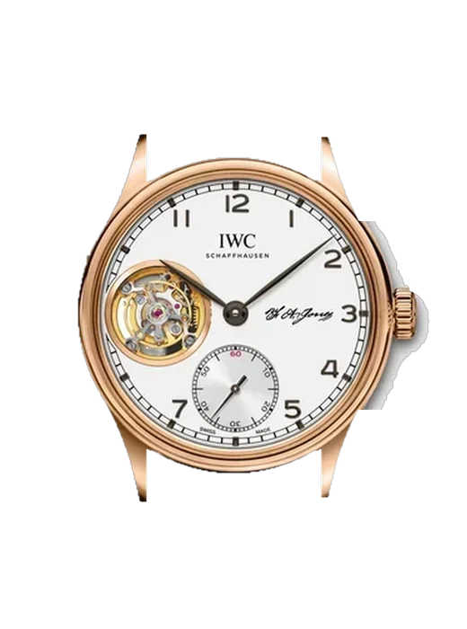 Portugieser IW5463-06 con Cinturino Vitello Vintage Marrone — Patina Naturale
