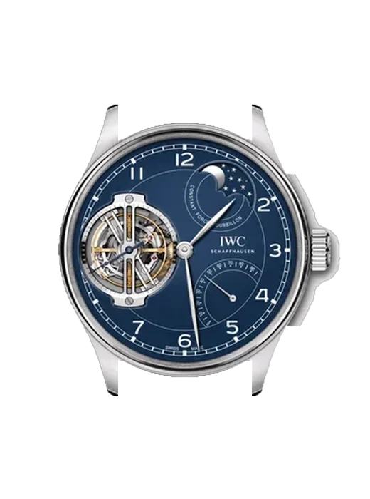 Portugieser IW5902-03 mit Vintage Kalbslederarmband Braun — Natürliche Patina