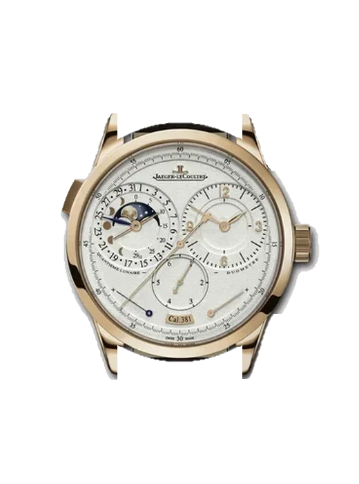 Duomètre 6042521 avec Bracelet Grand Cavalier Cuir Orange