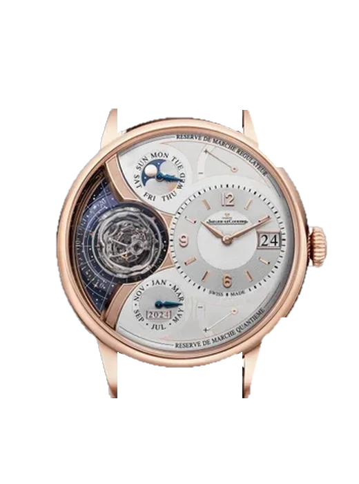 Duomètre Q6202420 avec Bracelet Grand Cavalier Cuir Orange