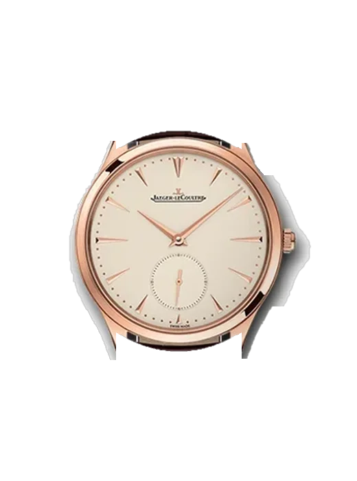 Master Ultra Thin 1272510 avec Bracelet Grand Cavalier Cuir Orange