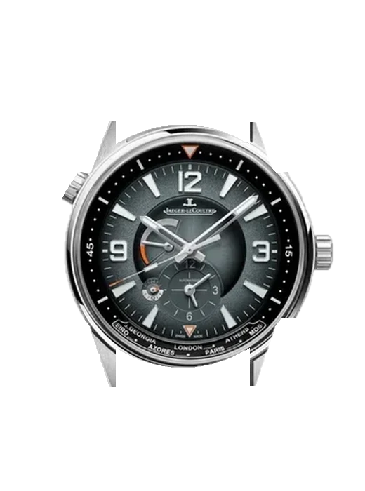 Polaris Q9078640 avec Bracelet Grand Cavalier Cuir Orange