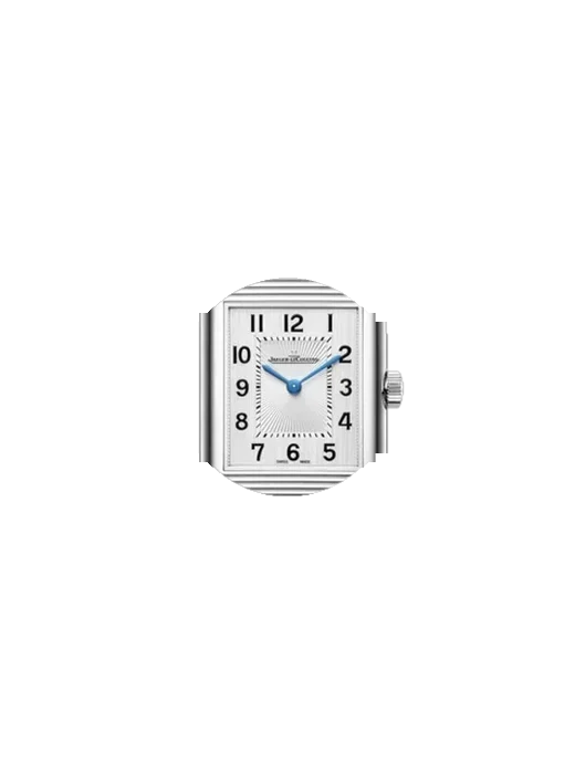 Reverso 2548441 mit Rotes Saffiano-Armband mit ecrufarbenen Nähten